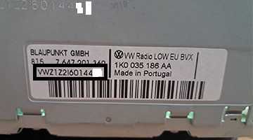 Kod do radia VW Audi Skoda Volkswagen Seat - rozkodowanie Zdalnie !!!