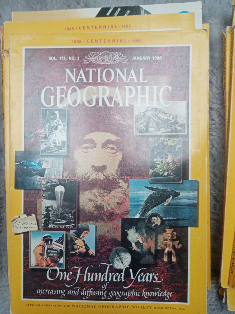National Geographic miesięcznik antyk 1988 po angielsku unikat