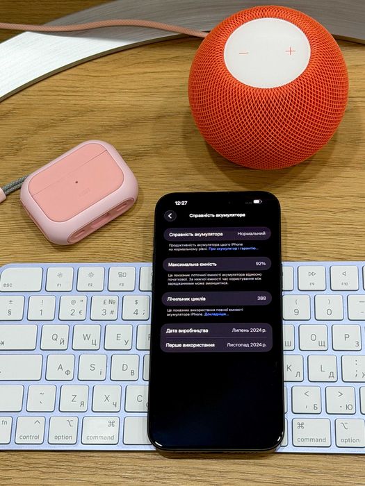 iPhone 15 Pro Max 256GB Black Titanium (Ідеальний стан, байпас)