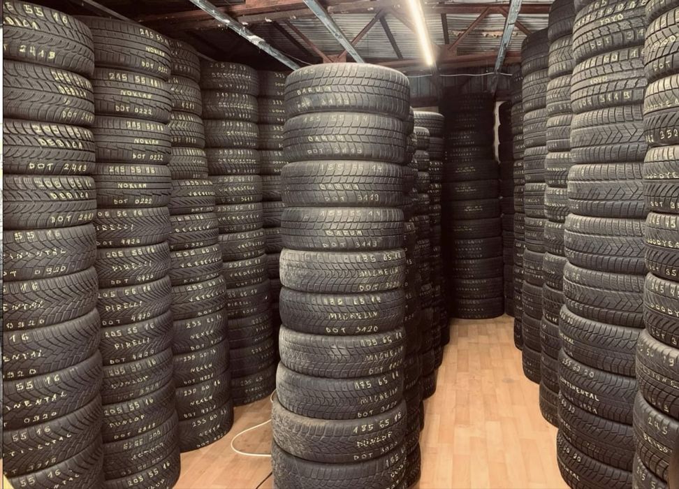 Склад шин зима все размеры от 15 до 23 бу и новая 205 215 225 235 245