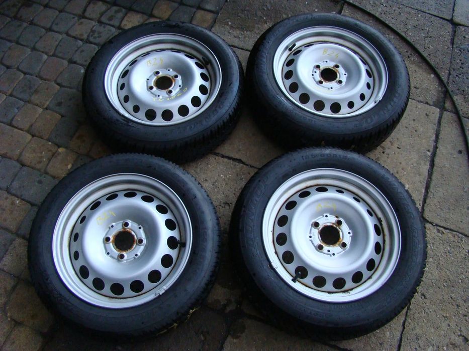 B24 4x100 Smart ForTwo ForFour 453 Renault Twingo 5,5Jx15 185/60 i 5jx15 165/65 zima czujniki