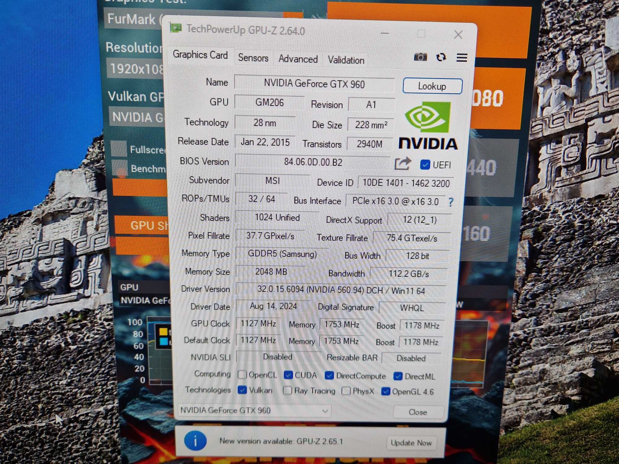 Nvidia GeForce GTX 760 TI 2GB