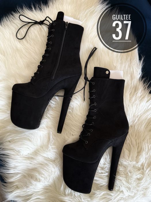 Guiltee Jailee botki exo pole dance czarne NOWE