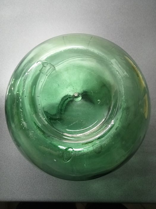 VIRESA stara butla szklana z szerokim otworem