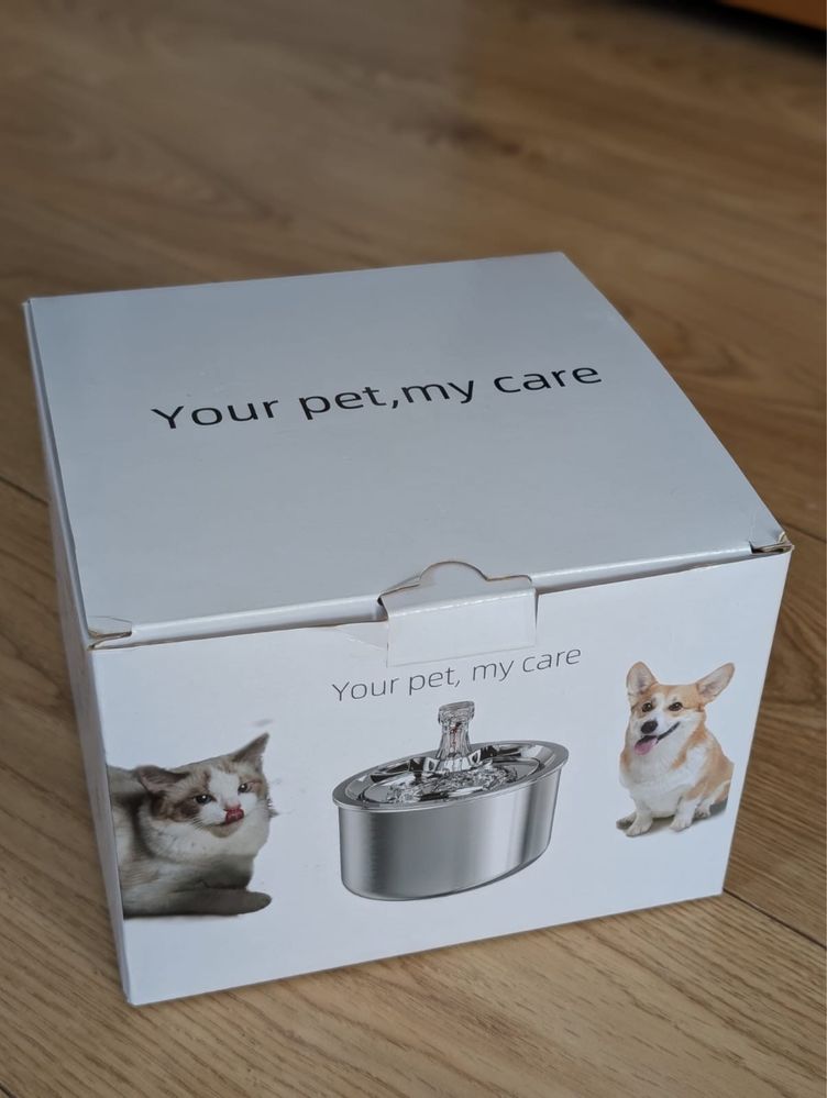 Fontanna do picia wody dla kotów