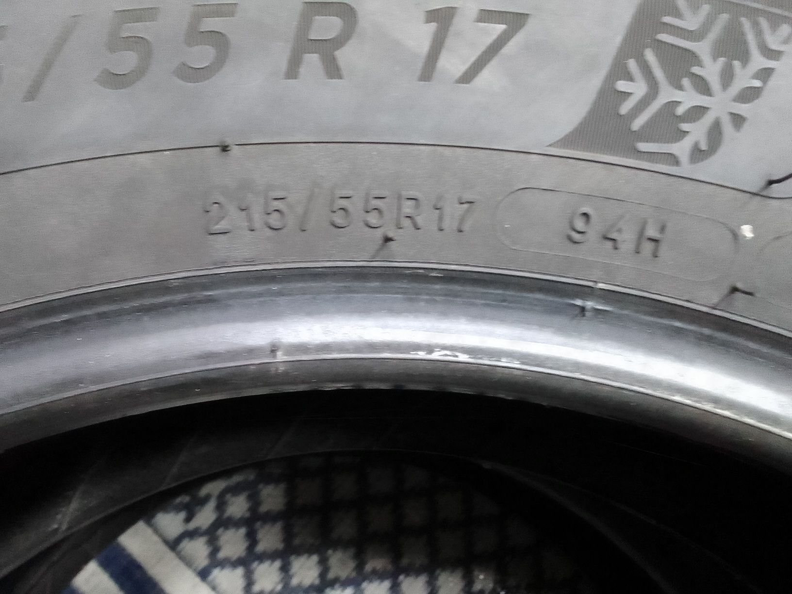 2 Opony zimowe 215/55r17 MICHELIN 6mm