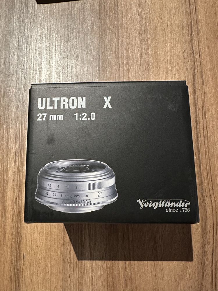 Voitgländer Ultron 27 mm f2 Fuji X Mount