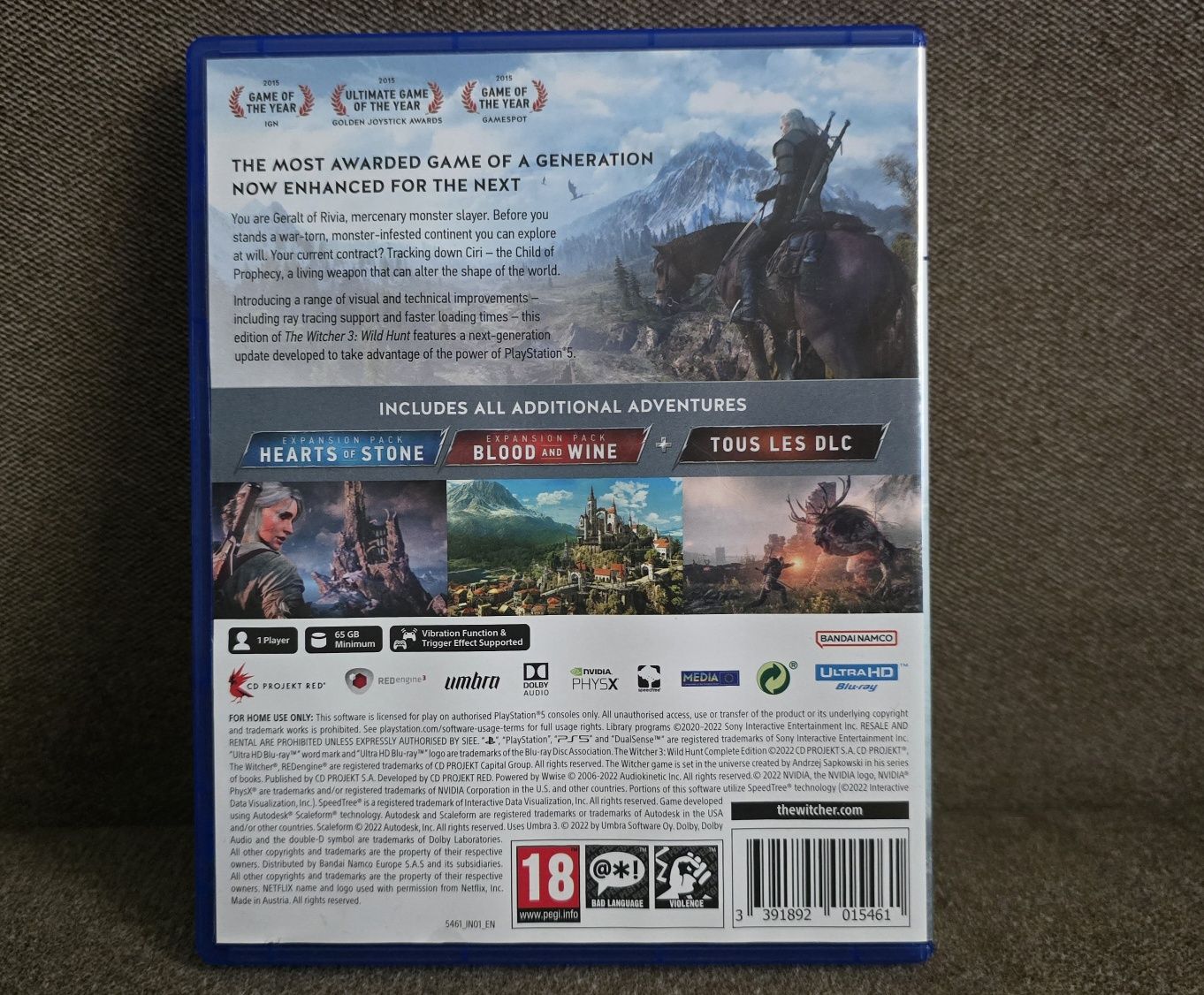 Gra NA PS5 Wiedźmin 3 Dziki Gon Complete Edition