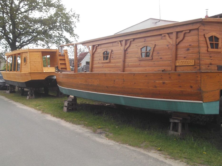 łódż drewniana typu Szkuta