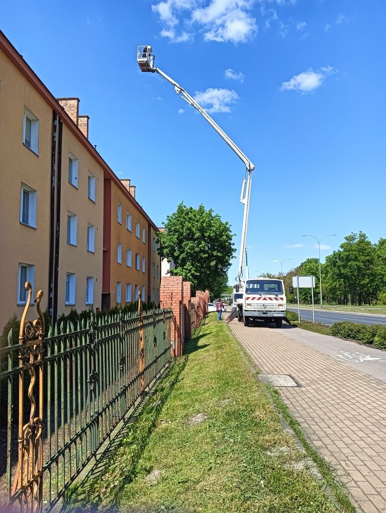 Usługi podnośnikowe, zwyżki, wynajem podnośnika