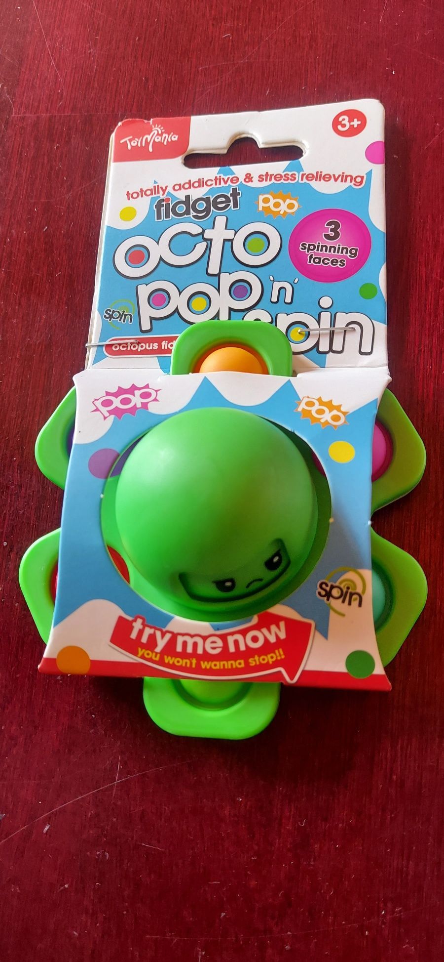 Zabawka sensoryczna wesoła ośmiornica fidget pop antystres Kup