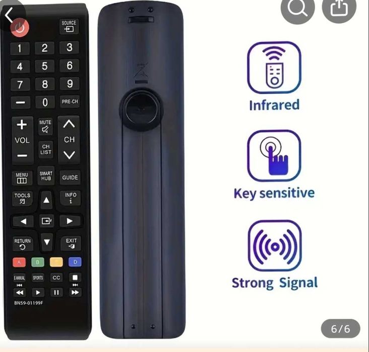 Comando TV Samsung novo