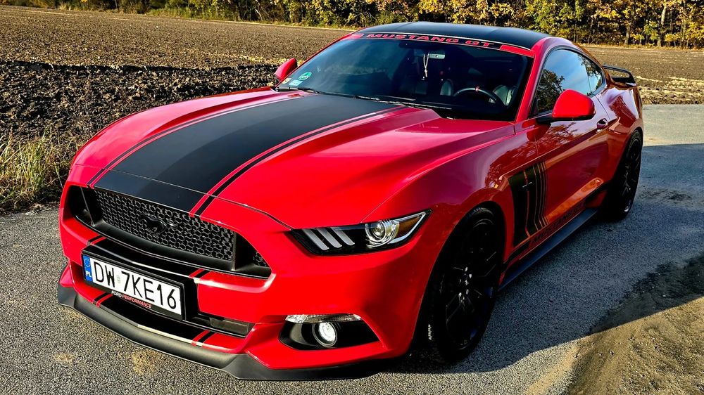 Ford Mustang Ford Mustang GT Salon Polska , BEZWYPADKOWY!!! ,55 tys km, serwisowany