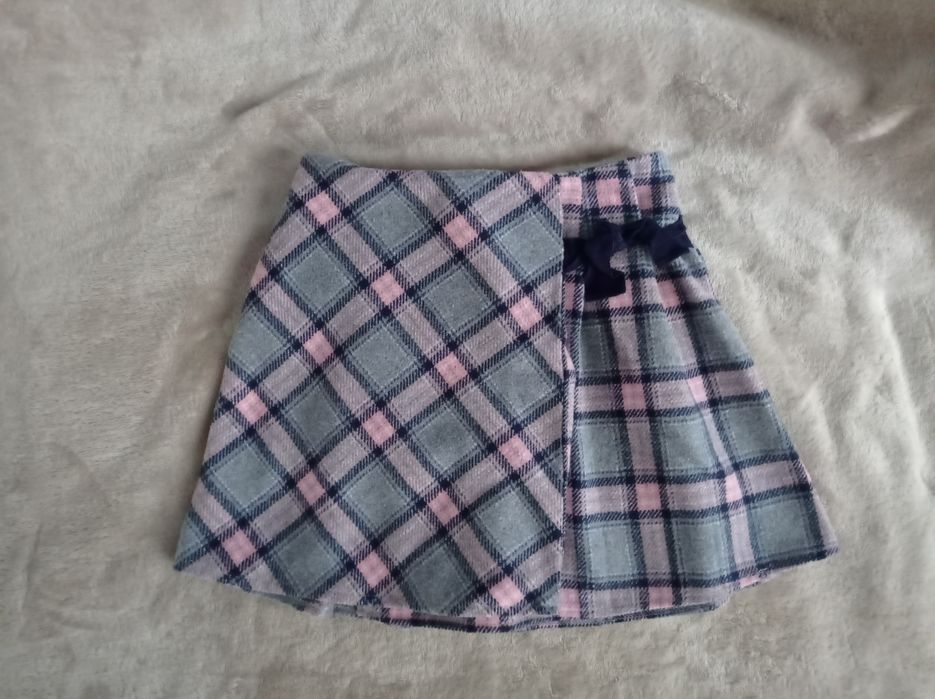 мини юбка в клетку