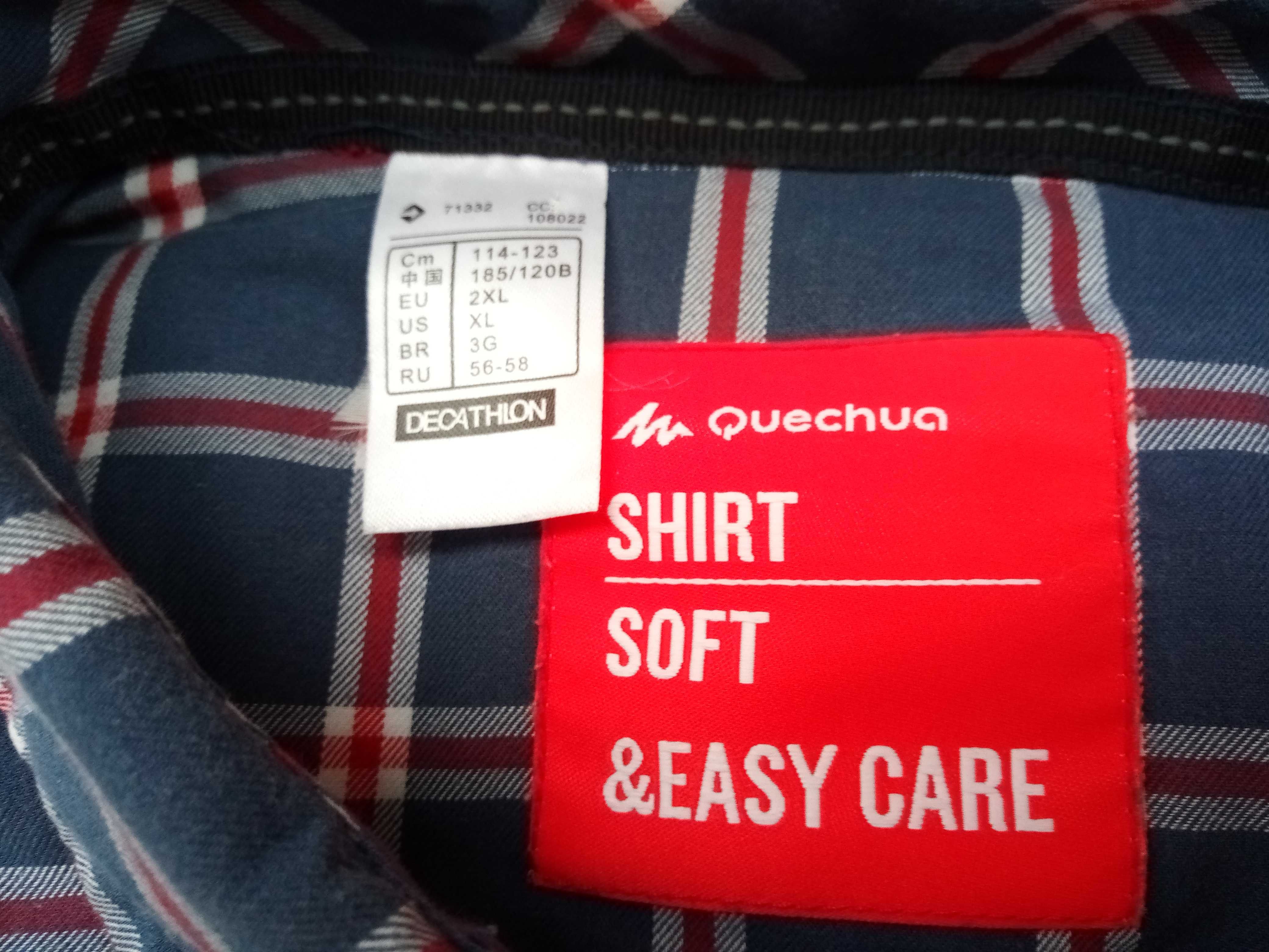 рубашка Quechua состояние новой вещи