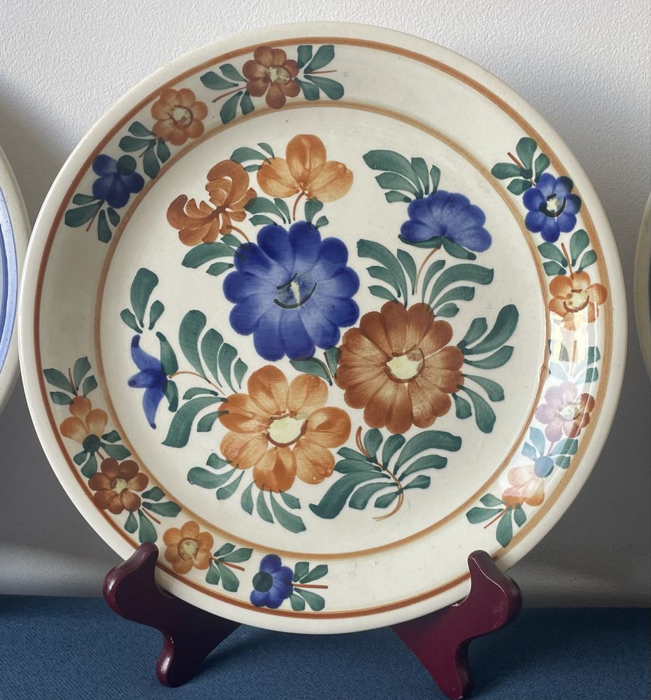 Fajans/Ceramika/Porcelana PRL , Włocławek Talerze , półmisek