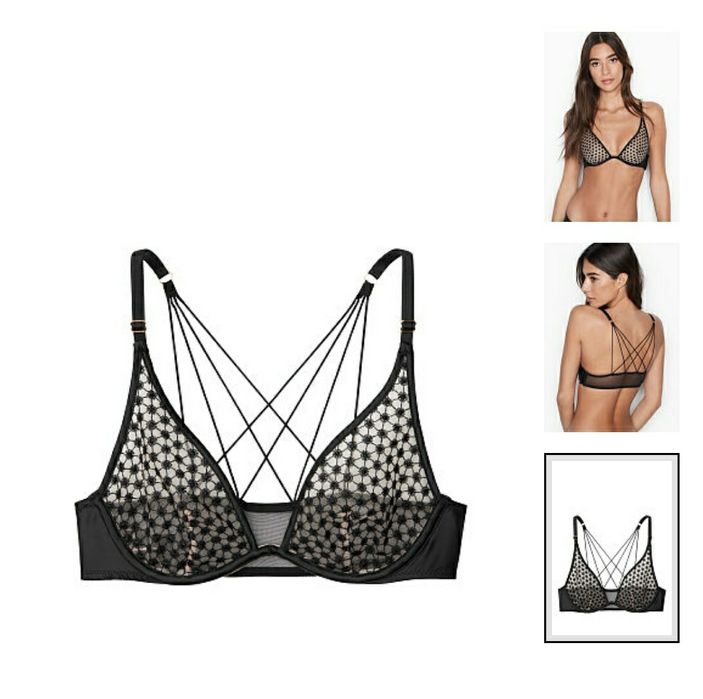 Комплект, (трусики, бра, бюстгальтер) Виктория Сикрет Victoria Secret