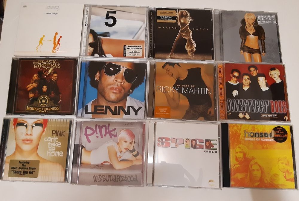 Cds pop rock anos 90/00