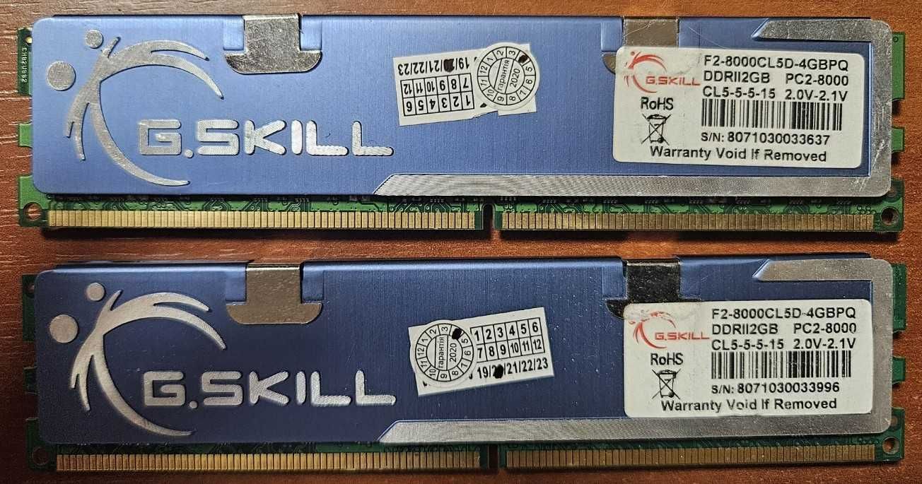 Пам'ять DDR2 800 G.Skill 2x2 Gb