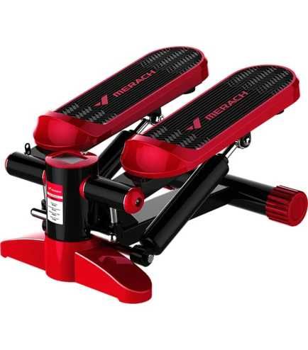 Степер MERACH MR-1566E red з еспандерами та килимком