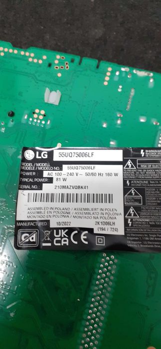 Tv LG 55UQ75006LF