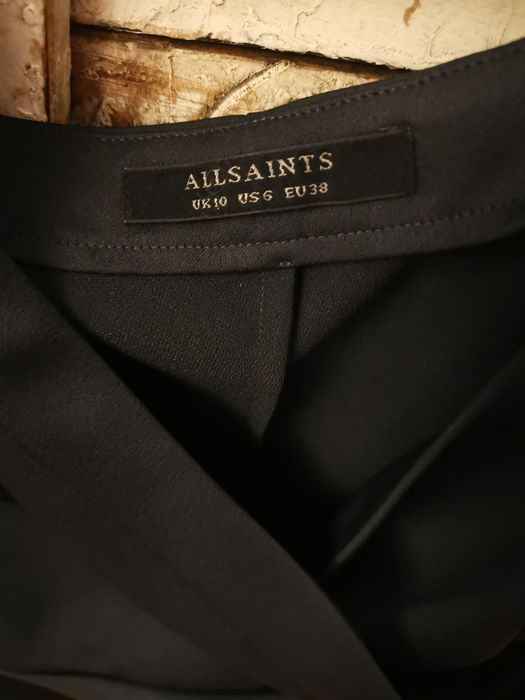 Piękna sukienka All Saints 38 głęboka zieleń