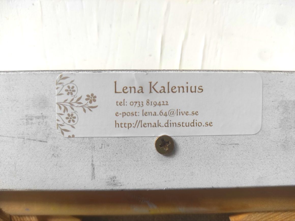 Piękny Sutorski obraz Olej Płótno Martwa Natura Skandynawia L.Kalenius