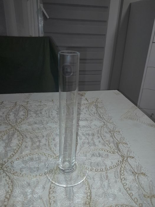 Szklany wazonik IKEA(hand made).