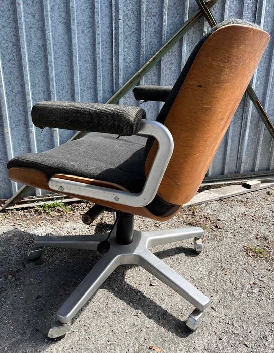 Unikat! Fotel obrotowy Stoll Giroflex lata 60 vintage