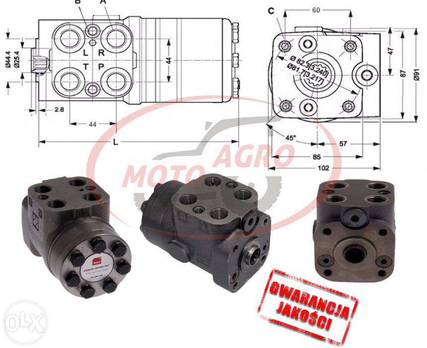 Orbitrol 100 160 C 330 C 360 ZETOR MF 160 C-385 U19 1224 Wspomaganie