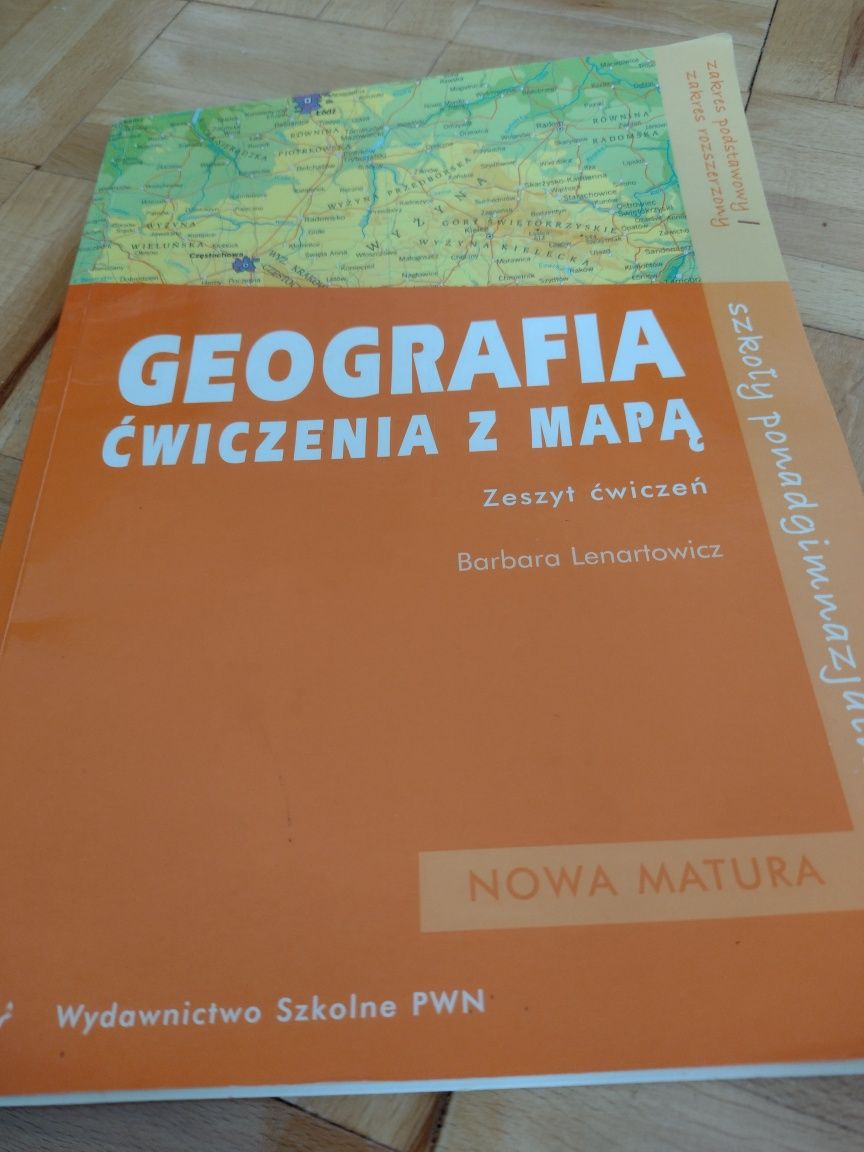 Geografia. Ćwiczenia z mapą.