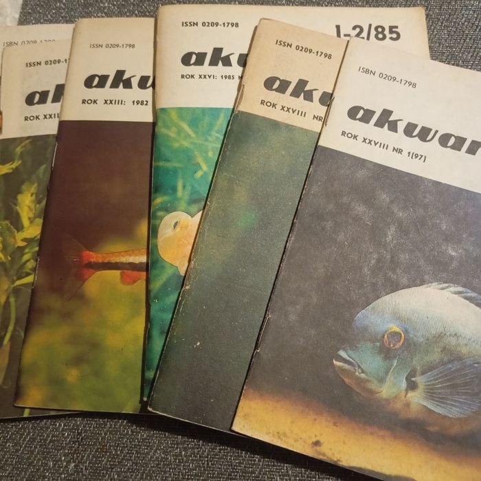 Książki akwarystyka Prl