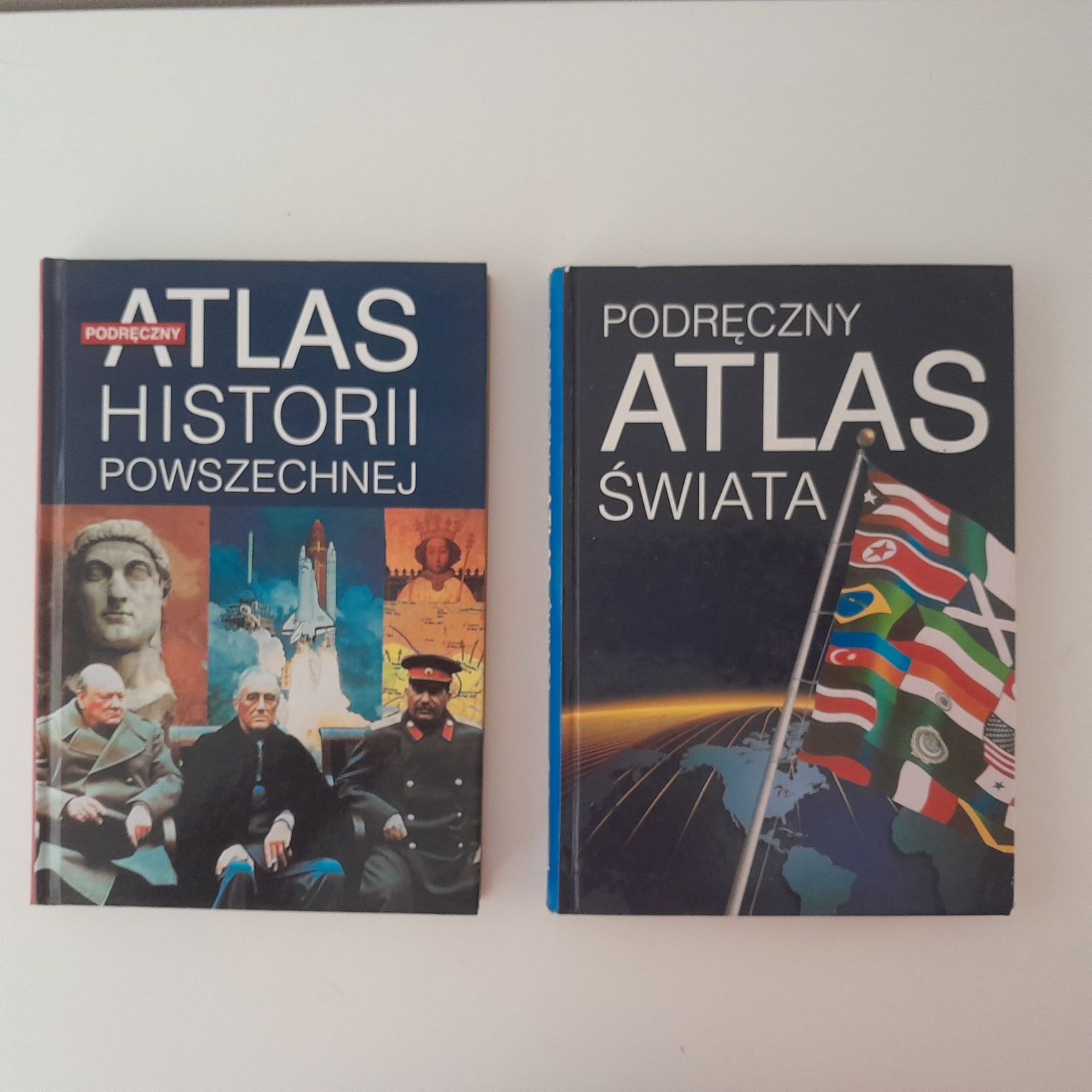 Zestaw Atlas Świata i Atlas Historii Powszechnej Świąt Książki