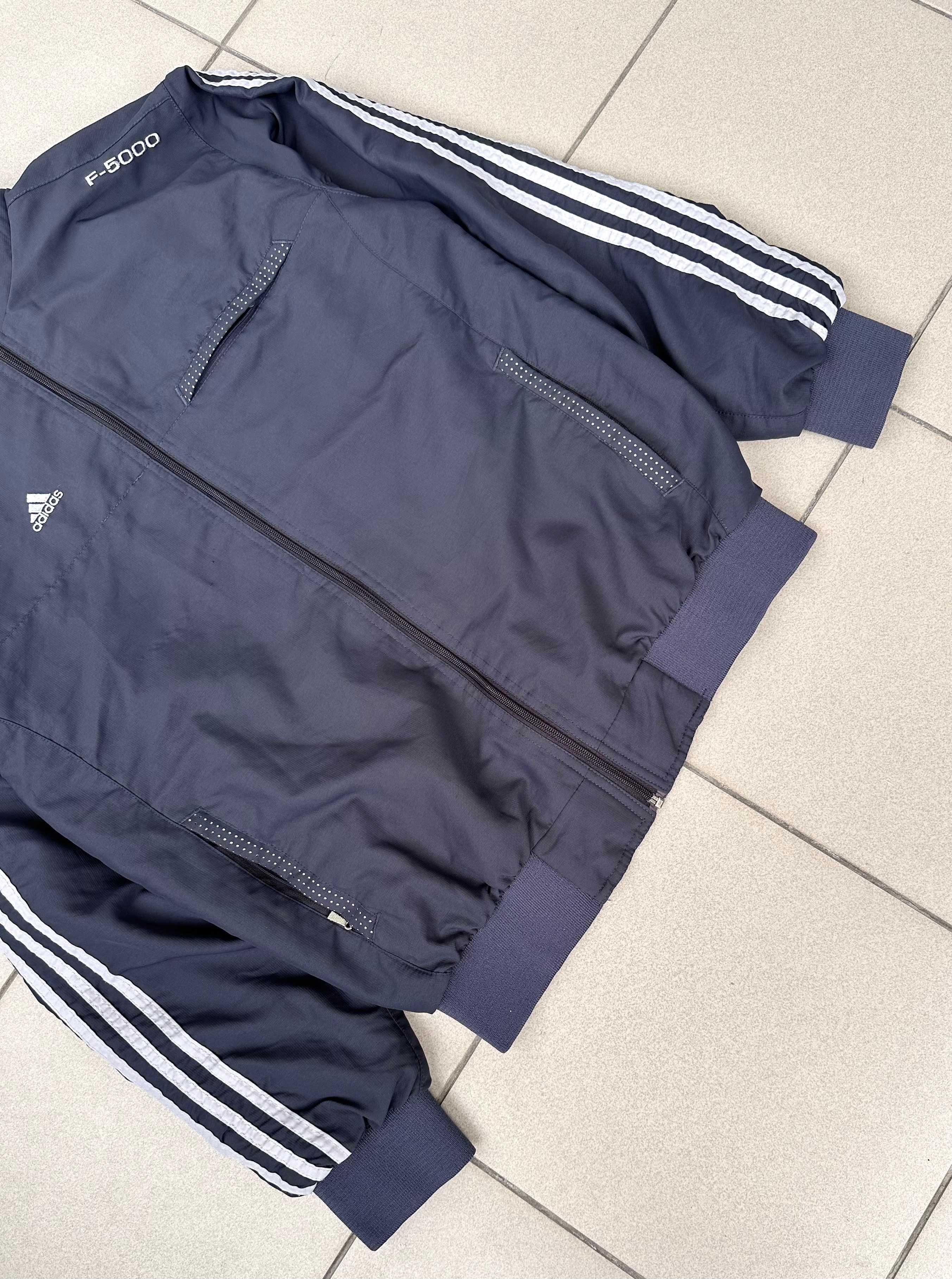 Kurtka adidas vintage wiatrówka ortalion retro 90s PRL r. L