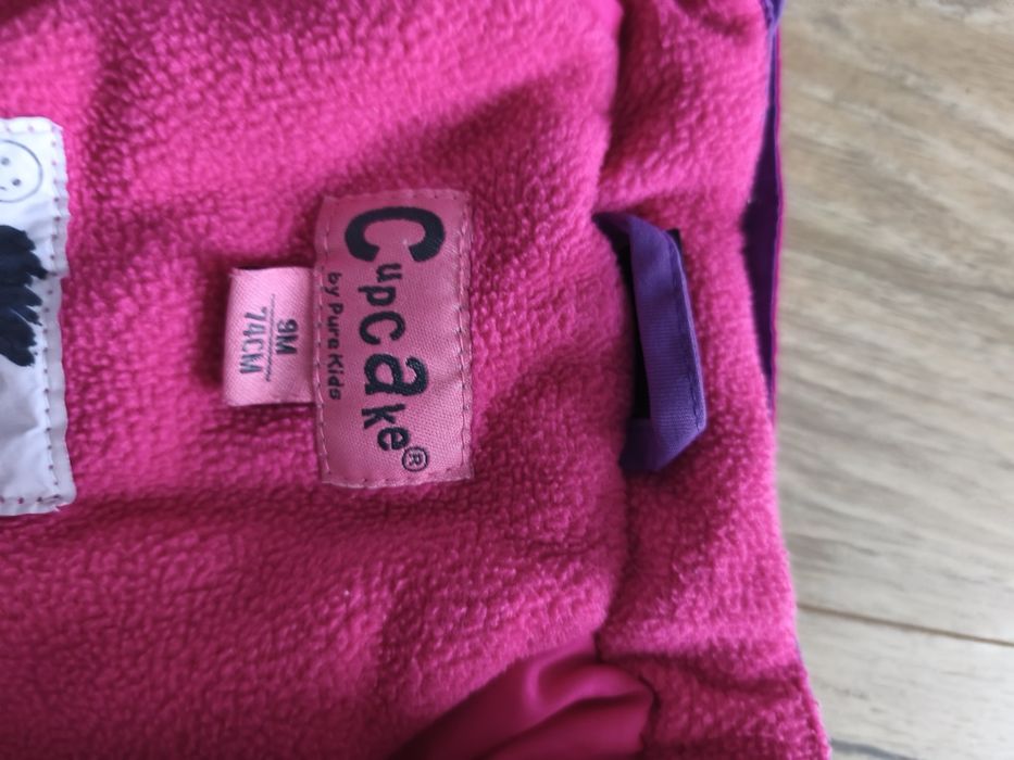 Kombinezon zimowy 74 dziewczynka Cupcake