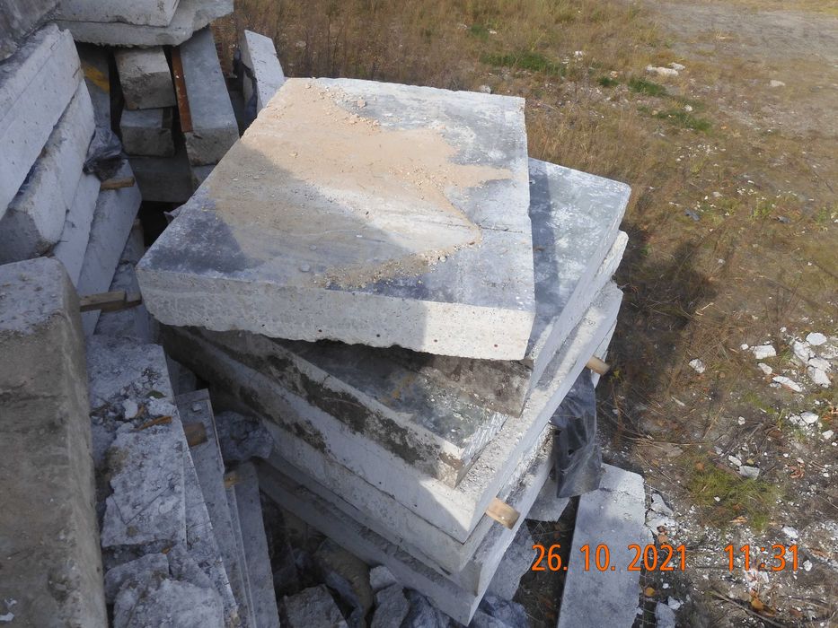 Płyty drogowe betonowe 130x120x20-25cm
