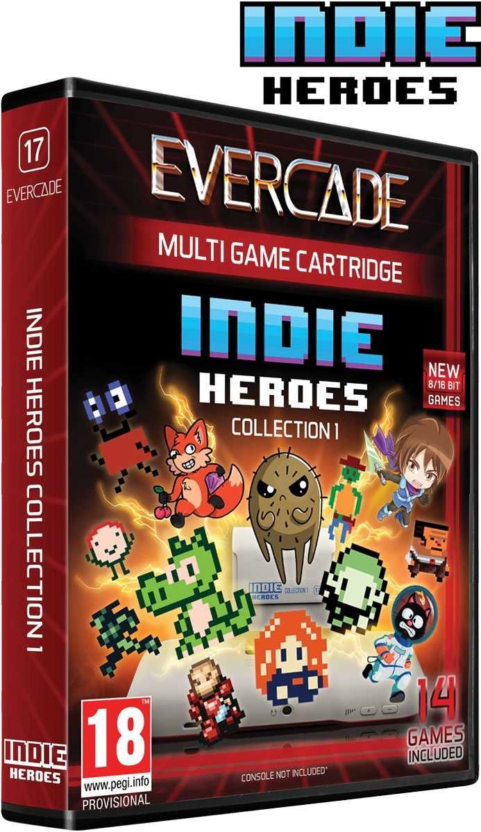 EVERCADE #17 - Zestaw 14 gier Indie Heroes