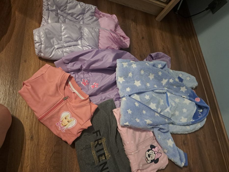 Mega zestaw ubrań dziewczęcy 122-128