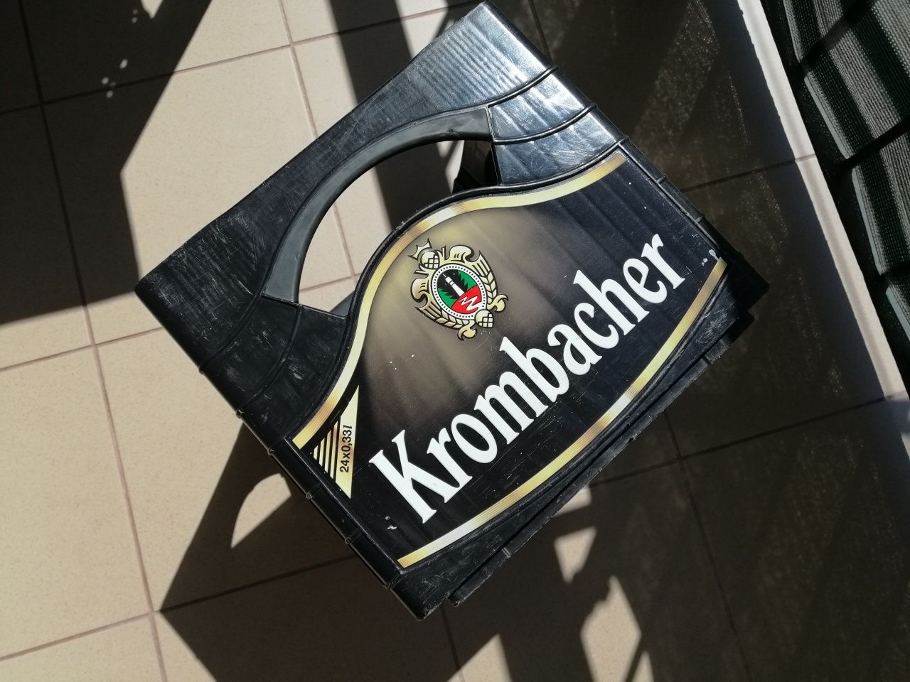 Skrzynka po piwie krata krombacher transporter