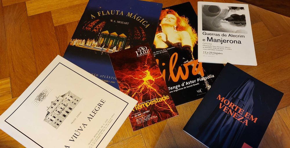 Programas de teatro, ópera e outros espectáculos