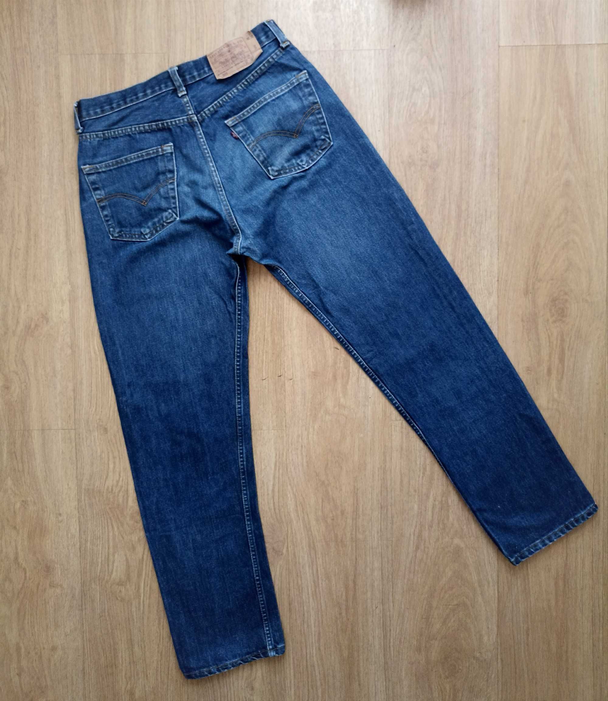 Levi's 501 32/32 granatowe jeansy (na patce 32/36) M