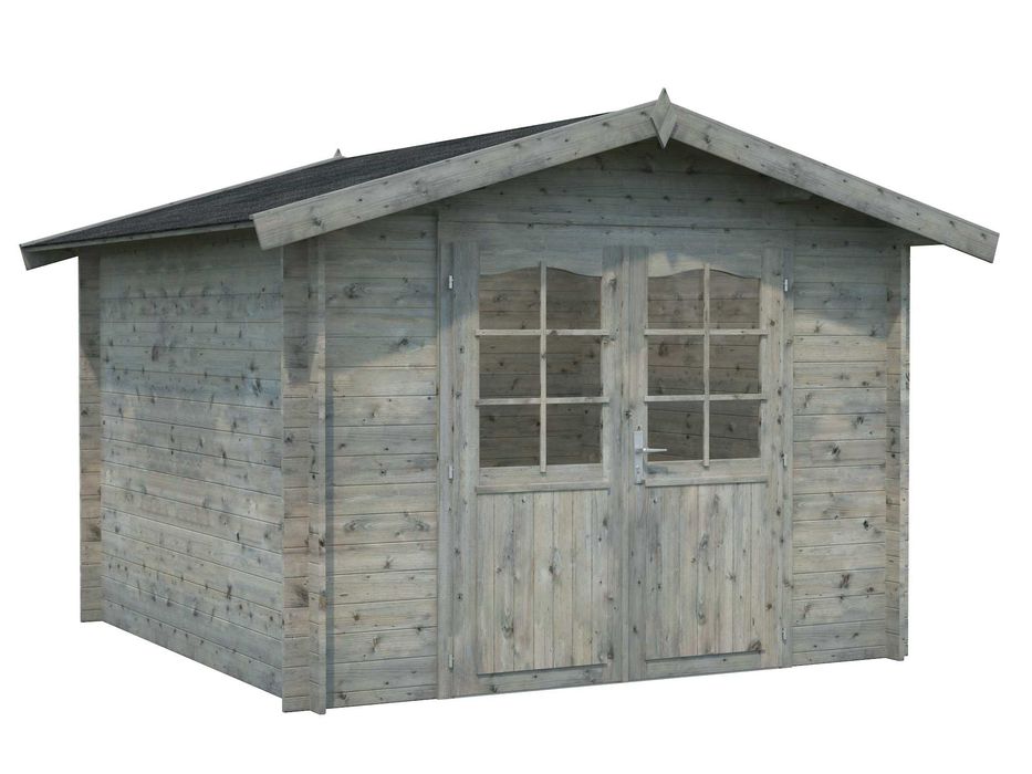 Domek narzędziowy drewniany ogrodowy szopa gospodarczy 2.96x2.96m 28mm