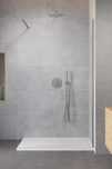Szyba prysznicowa Walk-in Radaway Modo New II 100 Szczotkowany 100x200