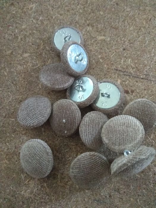 Пуговицы обтянутые тканью любого цвета