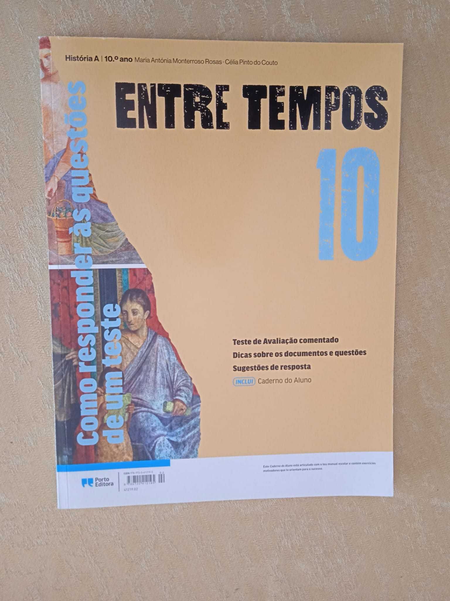 Caderno do Aluno - Entre Tempos - História A - 10.º ano (NOVO)