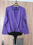 Fioletowe body/elegancka koszula DollyGlamShop