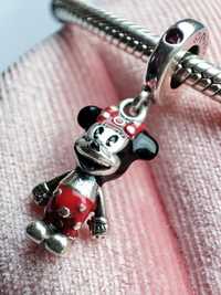 Charms zawieszka srebro 925 Myszka Minnie