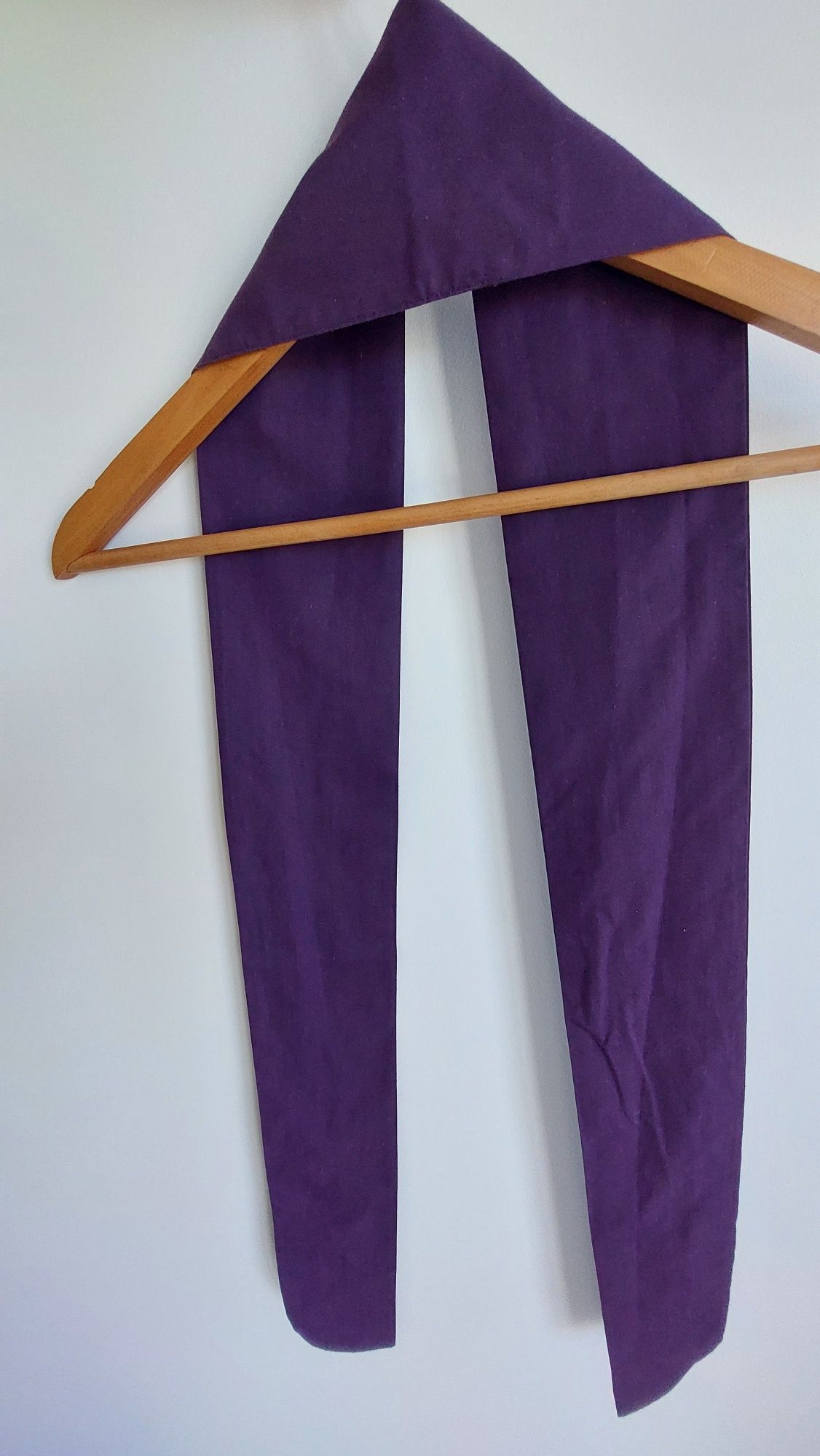 Vestido roxo com efeito balão