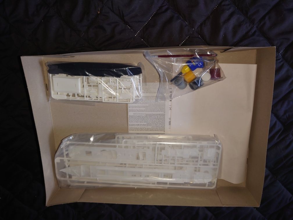 Model plastikowy statku Titanic