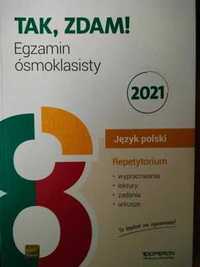 TAK, ZDAM egzamin ósmoklasisty język polski repetytorium